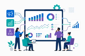 B2B Revenue Dashboard Collaboration with Tangible Words Colors